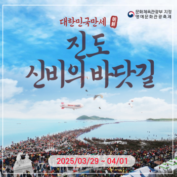 진도 신비의 바닷길축제 당일