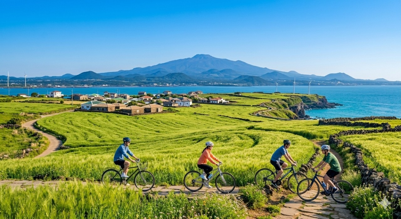 봄 제주도 + 가파도 청보리 3박4일 석-조 패키지 국내여행