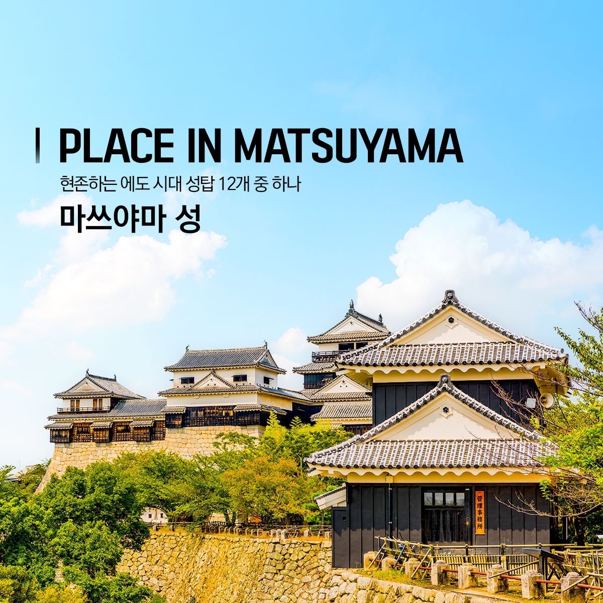 캔디투어[부산출발]일본 마쓰야마 쥬라쿠 온천 골프 36홀 2박3일 패키지 해외여행